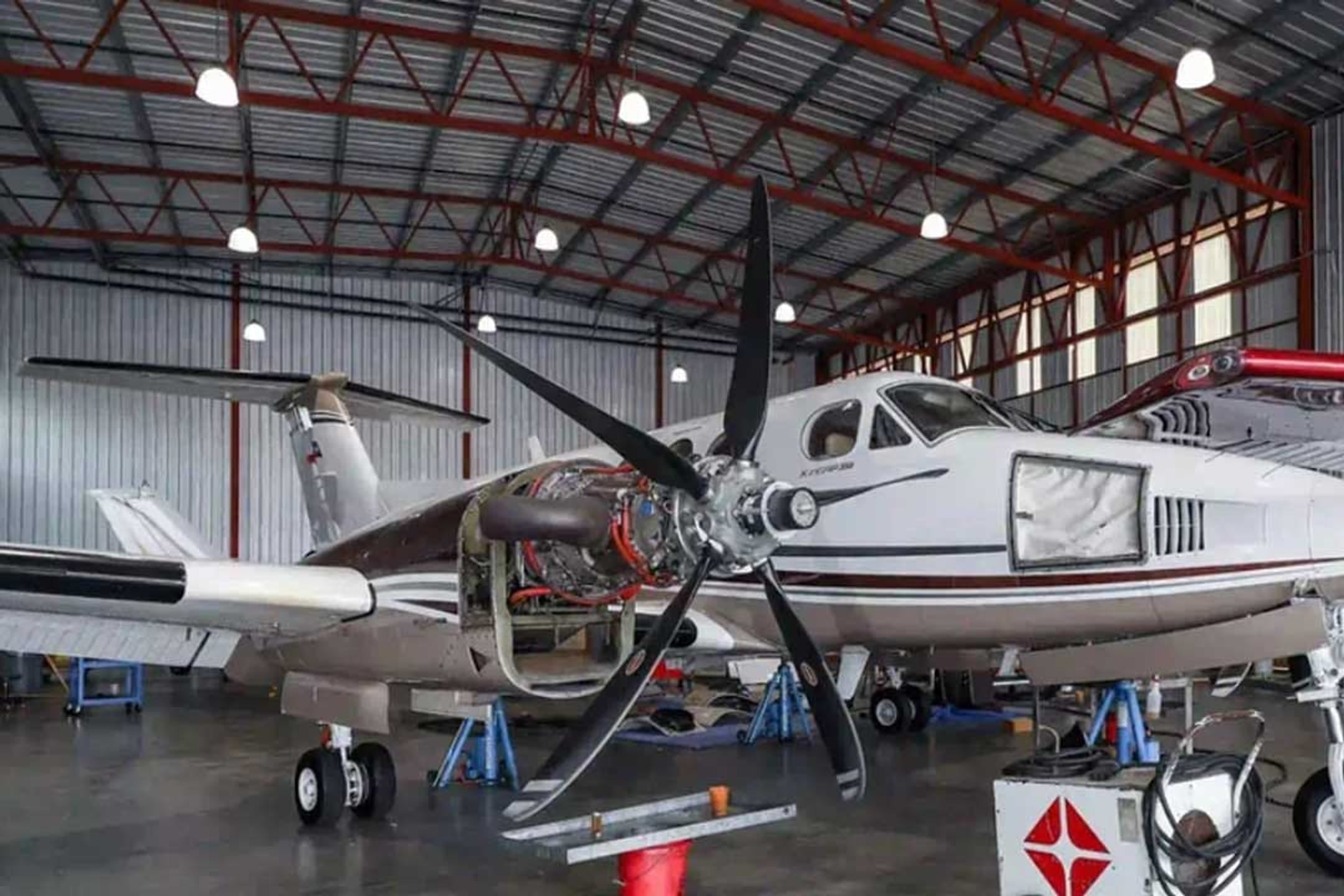The Clipper Aviation maintenance hangar